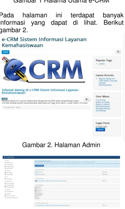 Gambar 3 Halaman Administrator 