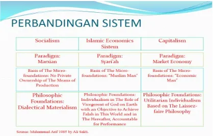 Gambar 2.4 Perbedaan Sistem Ekonomi dengan Lainya