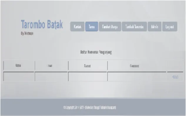Gambar 4.8 Tambah Data Marga  4.9  Tambah Data Tarombo 