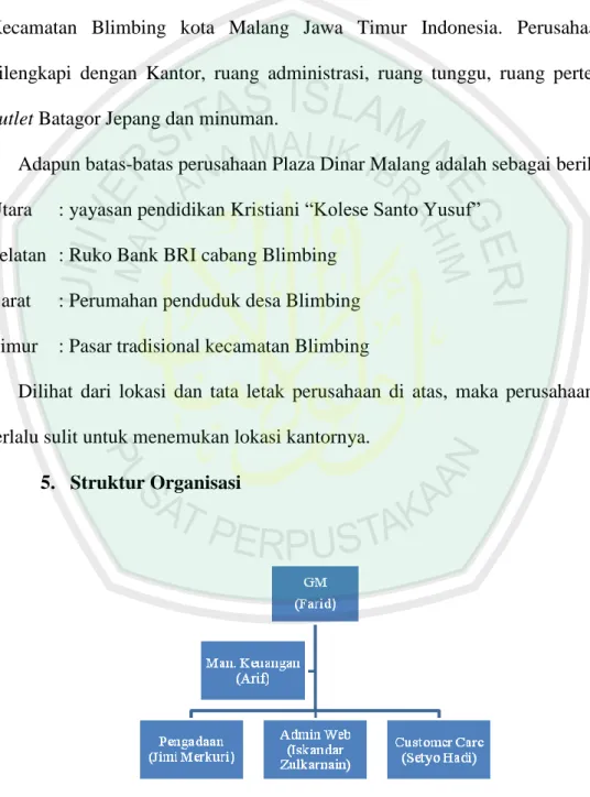 Gambar 4.1 Struktur Organisai 