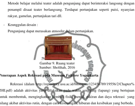 Gambar 9. Ruang teater 