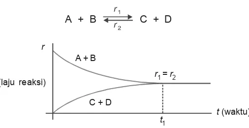 Gambar 4.2 Kesetimbangan laju reaksi
