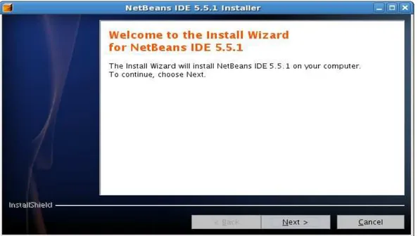 Gambar 1.0 : Memulai instalasi NetBeans