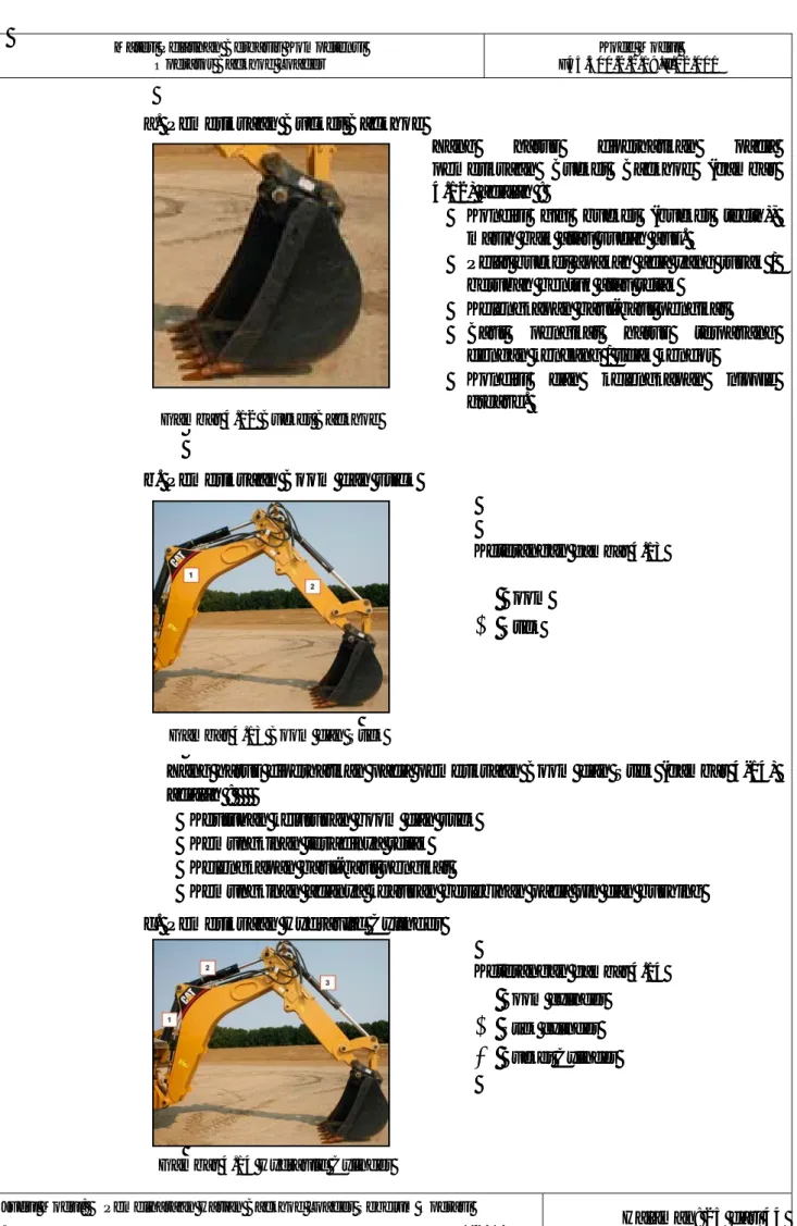 Gambar 4.13 Boom dan Stick Gambar 4.12 Bucket Backhoe 