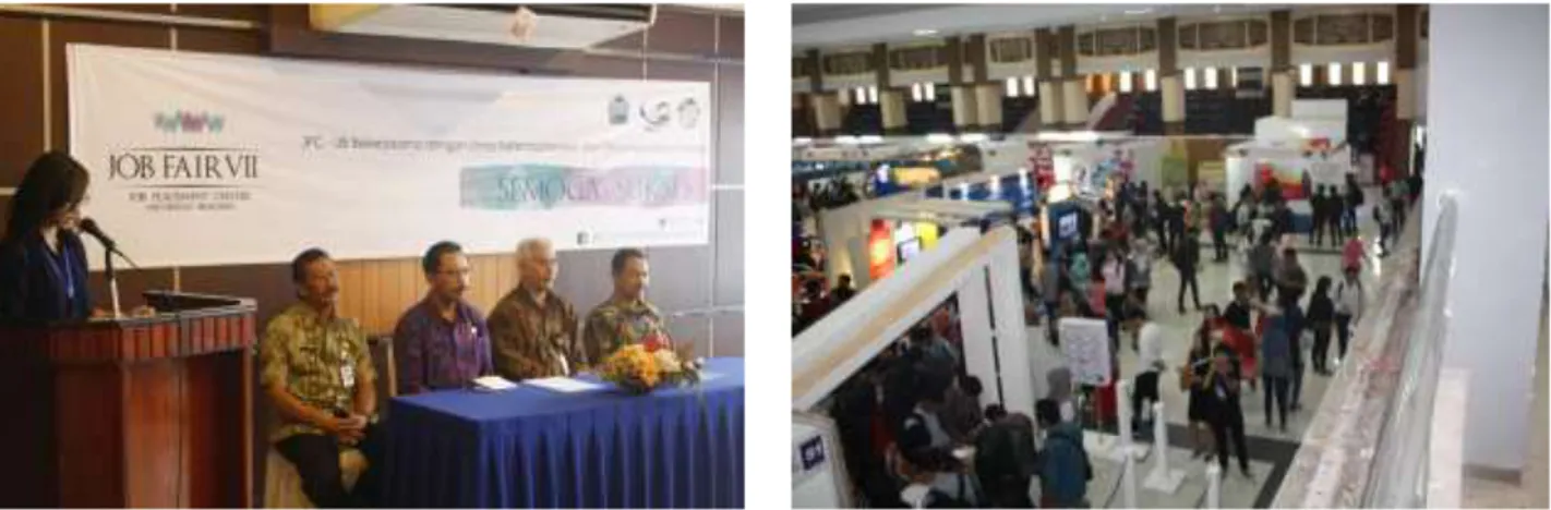 Gambar 14. Kegiatan Job Fair UPKK bekerjasama dengan DISNAKER Kota Malang 
