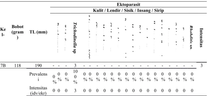 Tabel Hasil Pengamatan Kelompok 