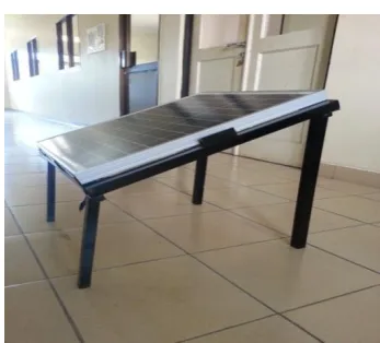 Gambar 3.2  Gambar Rangka Kedudukan Solar Cell 