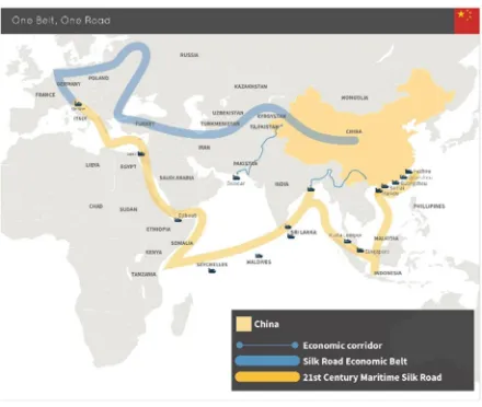Gambar 2 – China’s Road Initiative