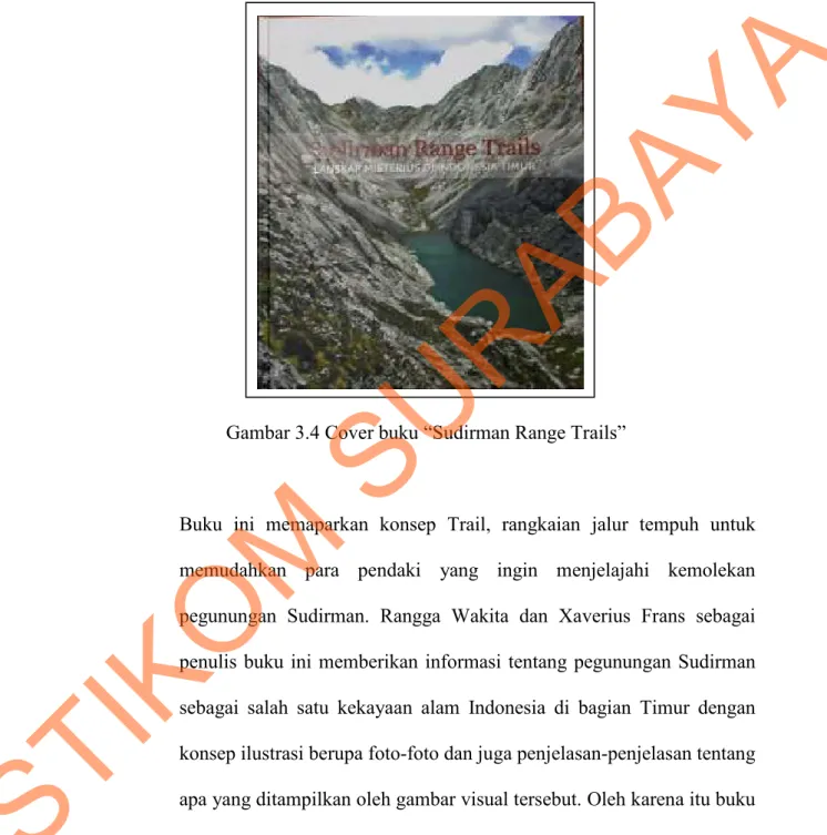 Gambar 3.4 Cover buku “Sudirman Range Trails” 