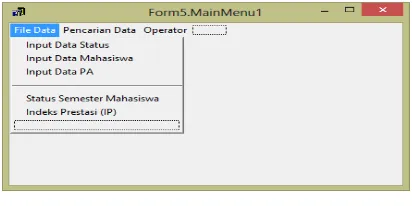 Gambar 9.  Menu File Data 