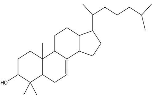 Gambar 7. 3-hidroksieupha-7-en