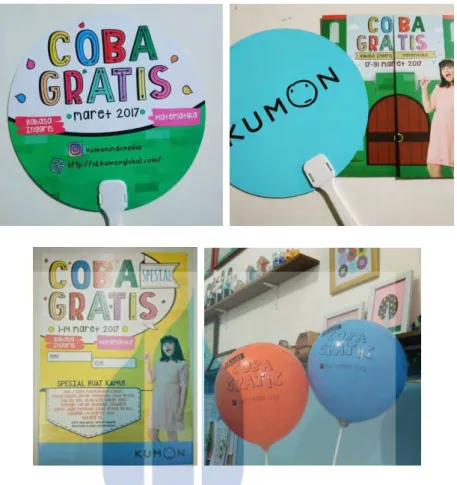 Gambar 2 Media Iklan Cetak "Coba Gratis" Kumon