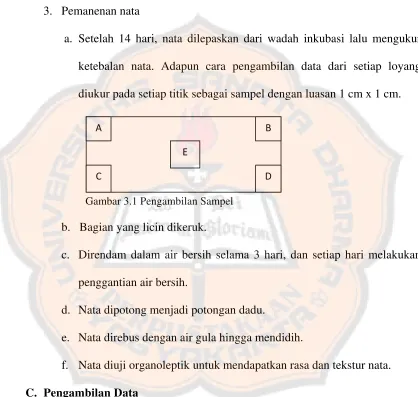 Gambar 3.1 Pengambilan Sampel 