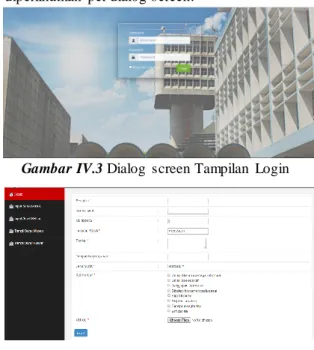 Gambar III.10 Dialog Screen Disposisi Kabag 