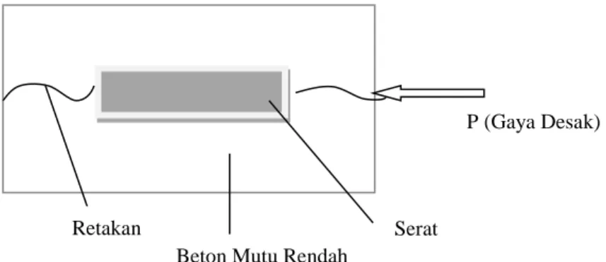 Gambar 2.1. Serat dalam Beton 