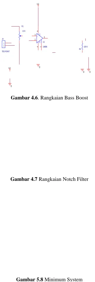 Gambar 4.6. Rangkaian Bass Boost 