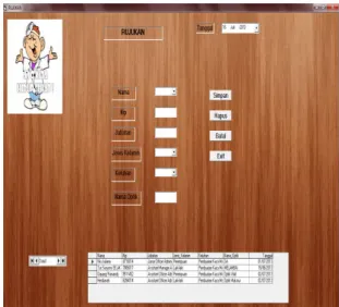 Gambar 19. Form input data dokter 6. Form input data rujukan