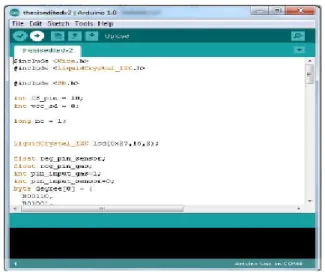 Gambar 2.2 Tampilan Framework Arduino UNO 