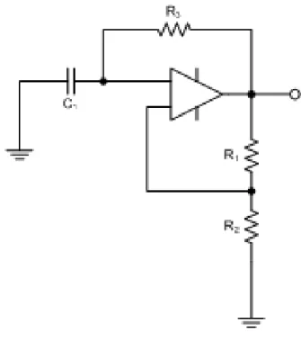 Gambar 3 Rangkaian Multivibrator Astabil   (Op-Amp) 