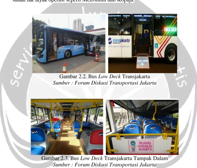 Gambar 2.2. Bus Low Deck Transjakarta 