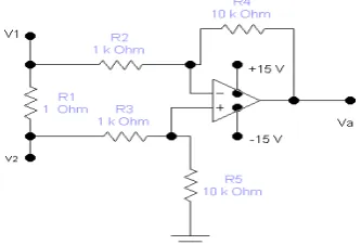 Gambar 1 Rangkaian I/V 