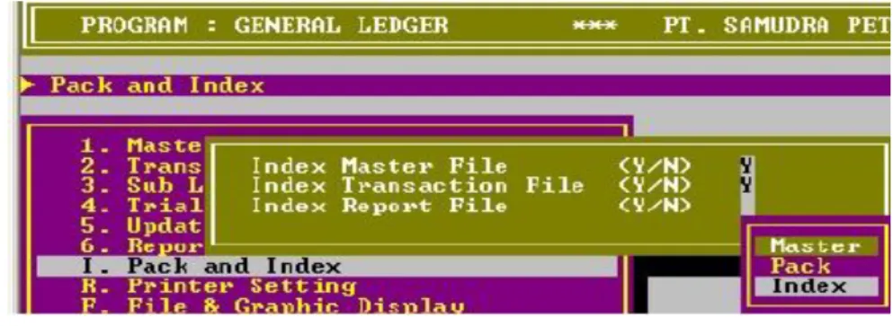 Gambar 4.46  Tampilan Pack and Index 