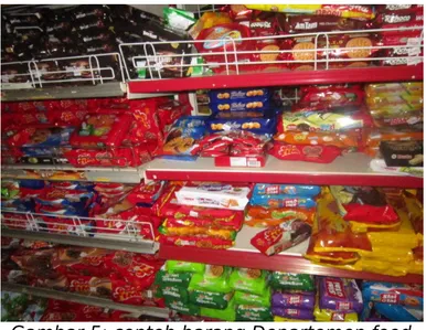 Gambar 5: contoh barang Departemen food