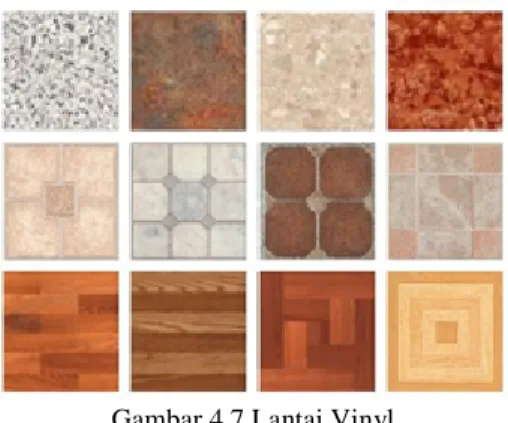 Gambar 4.7 Lantai Vinyl 