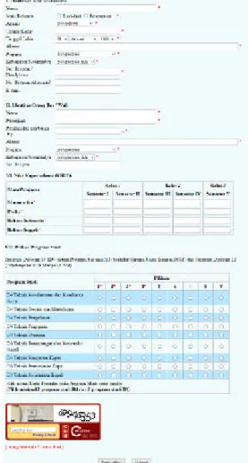 Gambar 5. Halaman Form Pendaftaran 