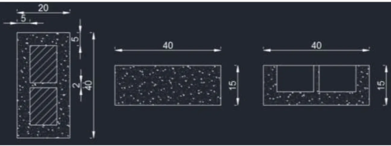 Gambar 2.1 Dimensi dan Potongan Bataton 