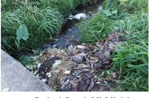 Gambar 1. Sampah di Kali Krakal 