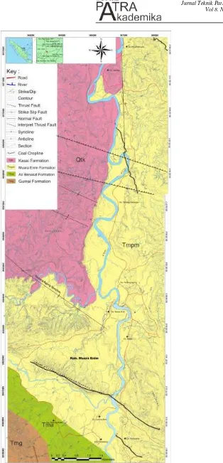 Figure 5. Geological map of the research area. 