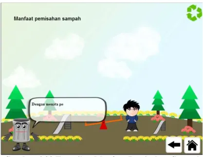 Gambar 4.23 Tampilan Manfaat Pemisahan Sampah  (Bagian 4) 