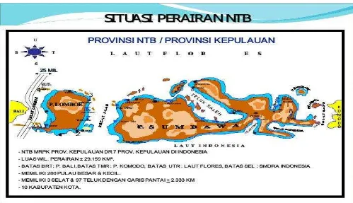 Tabel 1 : Luas Wilayah Propinsi Nusa Tenggara Barat  