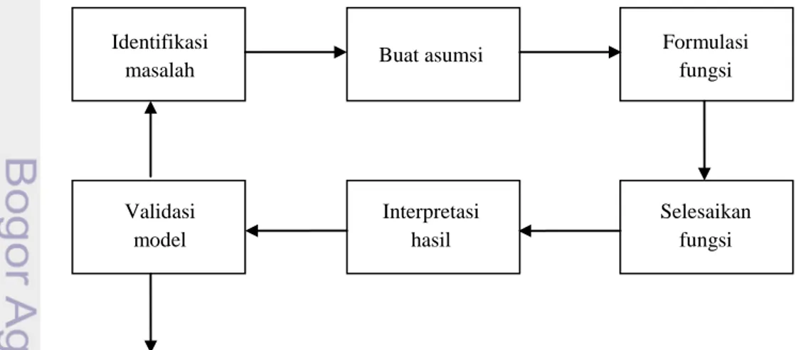 Gambar 9. Diagram alir siklus permodelan matematika Identifikasi 
