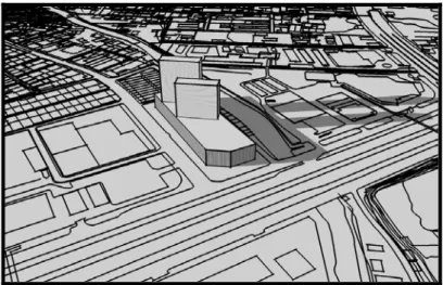 Gambar 38. Konsep Pola massa bangunan 