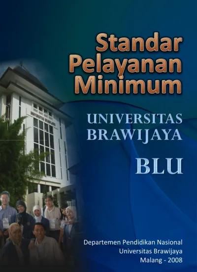 PERATURAN MENTERI PENDIDIKAN NASIONAL NOMOR 55 Tahun 2008 TENTANG ...