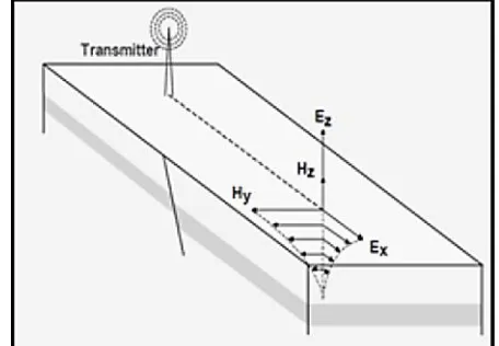 Gambar 1 Gelombang Elektromagnetik untuk Metode