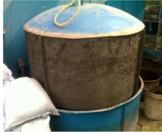Gambar 5. Penampung Biogas yang Terbuat dari Plastik 