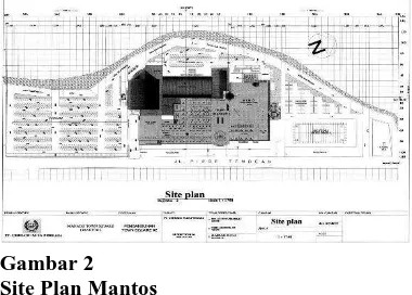 Gambar 2 Site Plan Mantos 