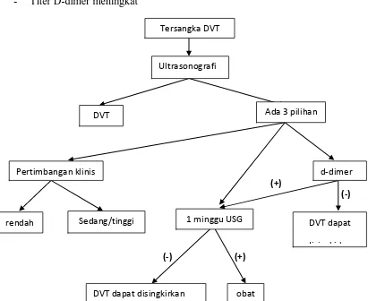 Gambar 2. Diagram Pendekatan Diagnosis DVT 