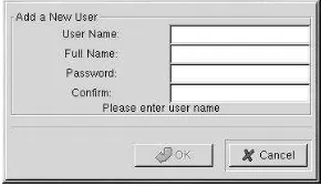 Figure 3-22. Creating a User Account
