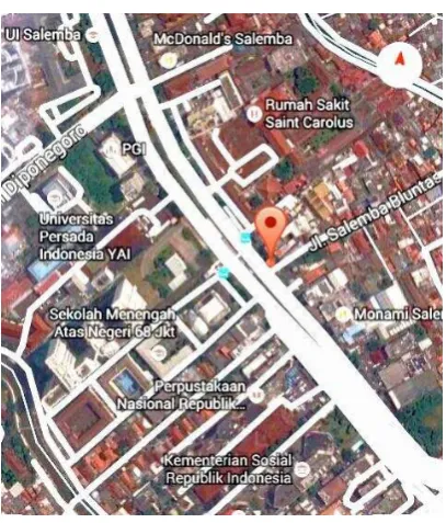 Gambar II.A.1. Jalan Salemba Raya 