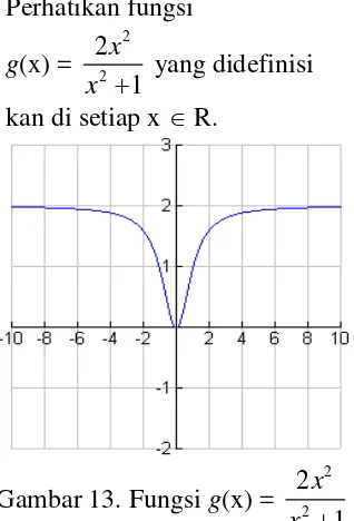 Gambar 13. Fungsi g(x) = 