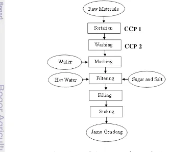 Figure 5 CCPs during jamu gendong production 