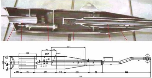 Gambar 1. Model knalpot standart pabrik (K1) 