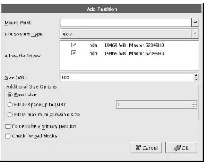 Figure 3-15. Creating a New Partition