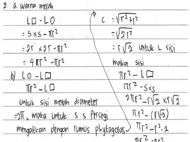 Gambar 3. Contoh Jawaban Mahasiswa Kelas  Kontrol dengan KAM Sedang (WA056) 