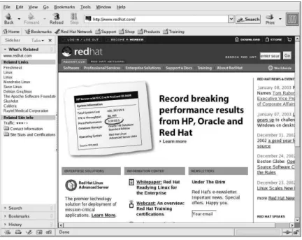 Figure 6-2. The Mozilla Navigational Bar