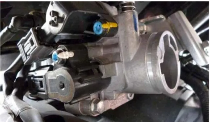 Gambar 2.9 Throttle body (PT.Astra Honda Motor : 2014) 